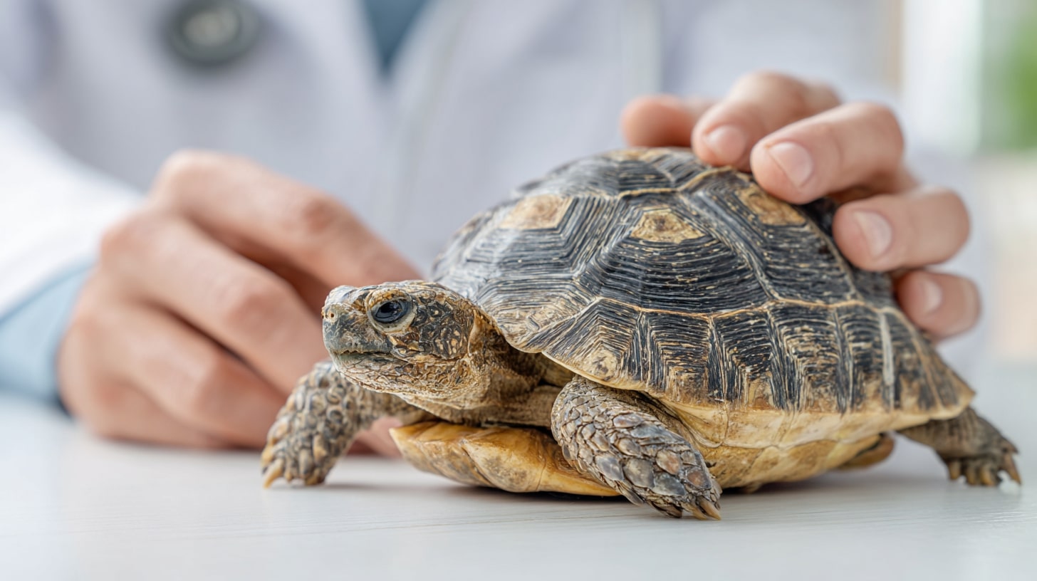 Tortue profitant du soleil